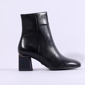 Tamaris Zoi Metallic Heel Ankle Boot - Black Leather - 36