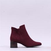 Tamaris Cika V Cut Cuff Ankle Boot - Burgundy Combi - 36 image