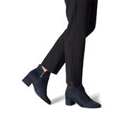 Tamaris Cika V Cut Cuff Ankle Boot - Navy - 36