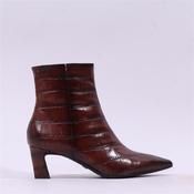 Tamaris Chaya Mid Heel Ankle Boot - Cognac Croc - 37 image