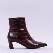 Tamaris Chaya Mid Heel Ankle Boot - Merlot Croc - 37 image