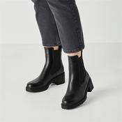 Tamaris Lennon Block Heel Gusset Boot - Black Leather - 36 image
