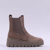 Tamaris Cobina Wedge Gusset Boot - Taupe - 36