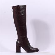 Tamaris Aspasia Block Heel Long Boot - Burgundy - 36 image