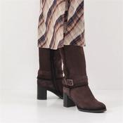 Tamaris Lipper Strap Straight Long Boot - Mocca - 40