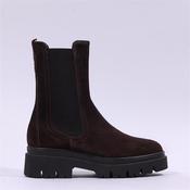Tamaris Canado Mid Calf Gusset Boot - Mocha Suede - 36