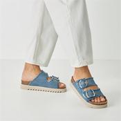 Tamaris Ada Frilled Chunky Buckle Sandal - Denim - 37 image