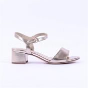 Tamaris Koli Low Block Heel Sandal - Light Gold - 37 image