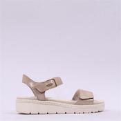 Tamaris Mia Low Wedge Velcro Sandal - Champagne - 37 image