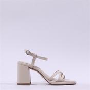 Tamaris Lemonia Strappy Block Heel - Beige Patent - 37