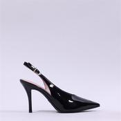 Tamaris Gabbe Pointed Slingback Heel - Black Patent - 37 image