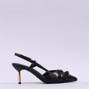 Tamaris Kora Slingback Pencil Heel - Black Leather - 36 image