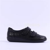 Ecco Women Soft 2.0 Velcro - Black Lea - 36
