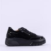 Gabor Rivazza Platform Side Zip Trainer - Black Patent - 4.5