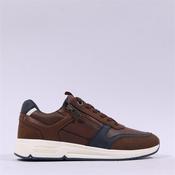 Marco Tozzi Men Regi Sidezip Trainer - Cognac Navy - 41