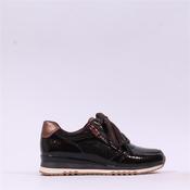 Marco Tozzi Bonallo Side Zip Trainer - Mocha Patent - 36 image