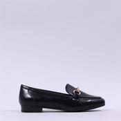 Marco Tozzi Sopi Slip On Low Heel Loafer - Black Gold - 36