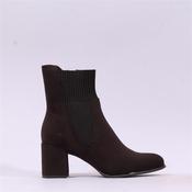 Marco Tozzi Delo Block Heel Sock Boot - Mocca - 36 image