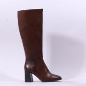 Marco Tozzi Lidor Block Heel Long Boot - Cafe - 36 image