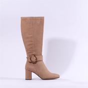 Marco Tozzi Lode Knee High Ring Buckle - Beige - 39