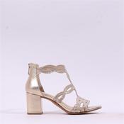 Marco Tozzi Paduli Rear-Zip Block Heel - Gold - 36 image