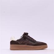 Marco Tozzi Crista Side-Zip Lace Trainer - Chocolate Combi - 37 image