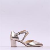 Gabor Gisele Strappy Block Heel - Gold Metallic - 4 image