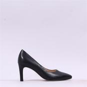 Gabor Dane Classic Pointed Toe High Heel - Black Leather - 4 image