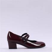 Gabor Belva Two Strap Block Heel - Mulberry - 4 image