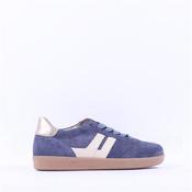 Gabor West Gumsole Laced Trainer - Blue Suede - 5.5 image