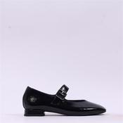 Gabor Iggy Low Heel Strap Loafer - Black Patent - 4 image