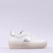 Gabor Steam Platform Gumsole Trainer - White Gold - 4 image