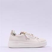 Gabor Kara Side Zip Laced Trainer - Beige Gold - 4 image