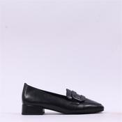 Gabor Great Low Block Heel Loafer - Black Leather - 4 image