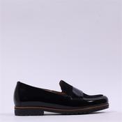 Gabor Elder Slip On Classic Loafer - Black Patent Combi - 4 image