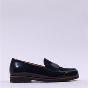 Gabor Elder Slip On Classic Loafer - Navy Patent Combi - 4 image