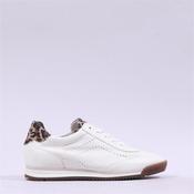 Gabor Novice Retro Laced Trainer - White Leopard - 4 image
