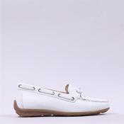 Gabor Evie Slip On Bow Tie Loafer - White Leather - 3 image