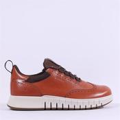 Ecco Men Gruuv Studio Gore Tex Wingtip - Cognac - 41