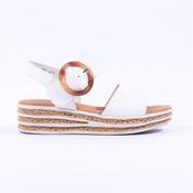 Gabor Andre Ring Buckle Layered Sandal - Latte Leather - 8