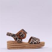 Gabor Andre Ring Buckle Layered Sandal - Leopard Print - 3 image