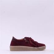 Gabor Wisdom Twin Zip Platform Trainer - Mulberry Suede - 4 image