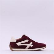 Gabor Globe Retro Sole Laced Trainer - Mulberry Cream - 4 image