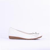Gabor Sabia Link Detail Ballerina Pomp - White - 4