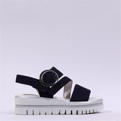 Gabor Amarillo Ring Platform Sandal - Dark Navy Suede - 4.5 image