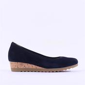 Gabor Epworth Espadrille Slip On Wedge - Navy Suede - 4
