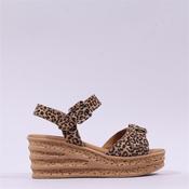 Gabor Teman Square Buckle Layered Sandal - Leopard Print - 3 image