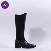 Gabor Dudley Stretch Calf Long Boot (M) - Black Leather - 3 image