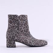 Gabor Abbey Low Block Heel Ankle Boot - Leopard Print - 4