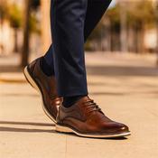 6Th Sense Boomerang Laced Casual Shoe - Brown - 45 image